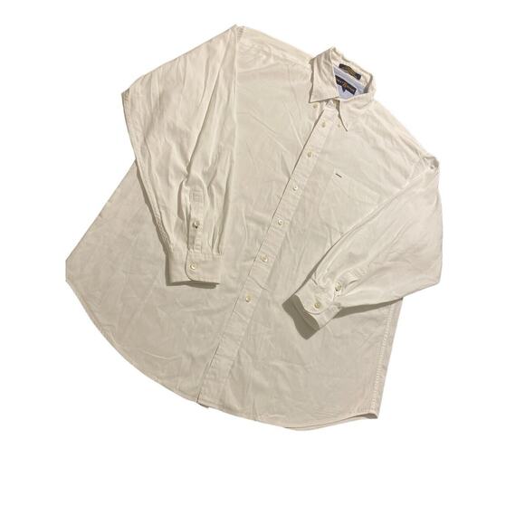 Tommy‎ Hilfiger Golf Shirt White Size XL XG Long Sleeves 100% Cotton - Picture 3 of 12